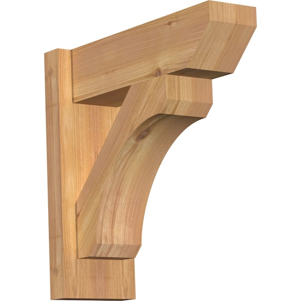 Ekena Millwork Legacy Slat Smooth Outlooker, Western Red Cedar, 5 1/2"W x 16"D x 16"H OUT06X16X16LEC06SWR - main